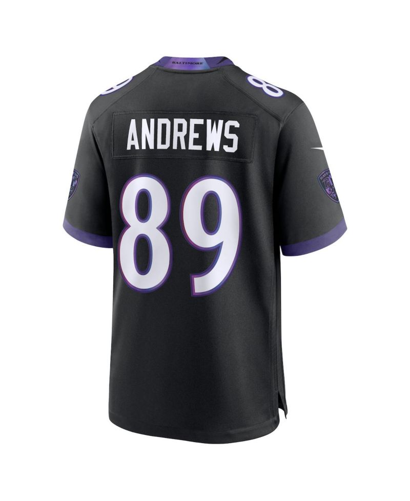 Men's Mark Andrews Black Baltimore Ravens Alternate Game Jersey