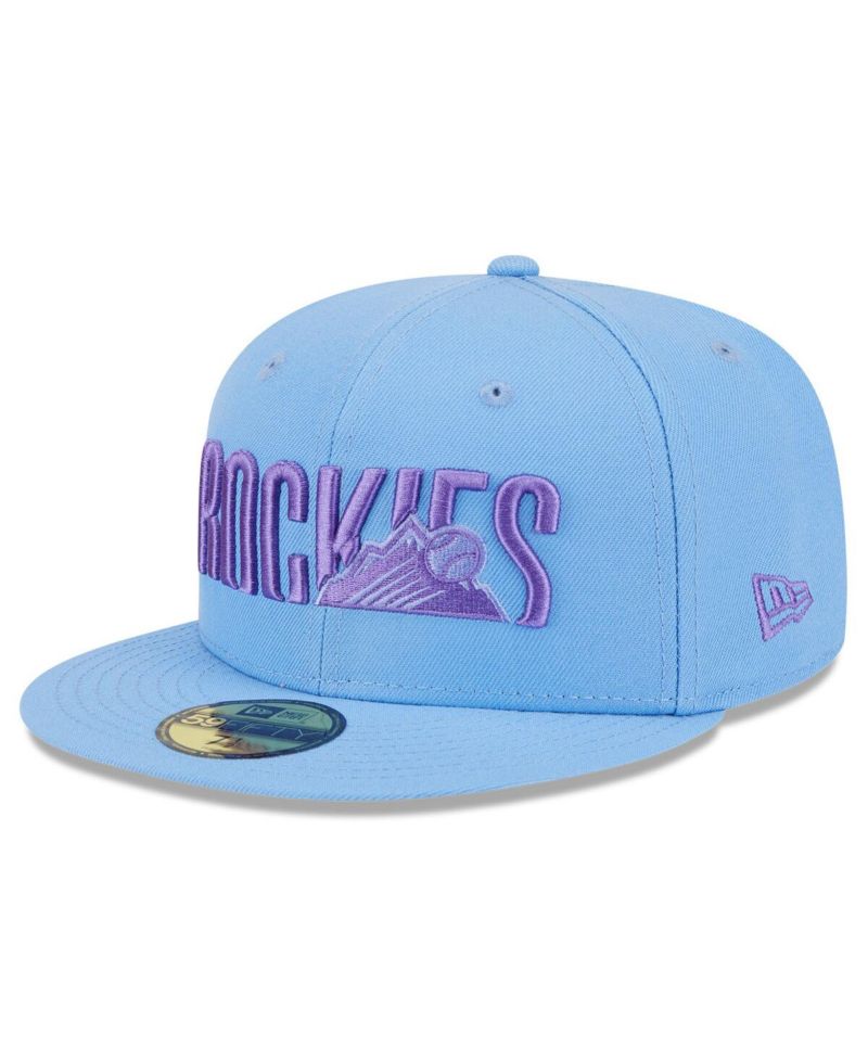 Men's Light Blue Colorado Rockies 2025 City Connect Fan Pack 59FIFTY Fitted Hat