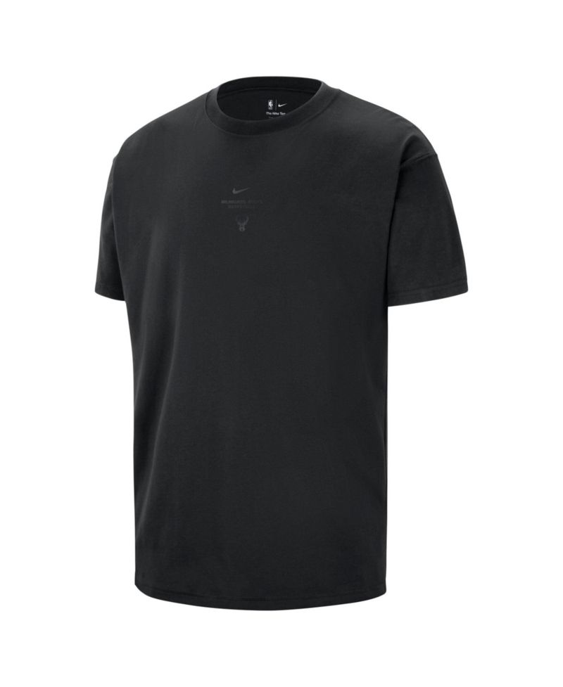 Men's Black Milwaukee Bucks 2026 Standard Issue Pre-Game Max 90 T-Shirt