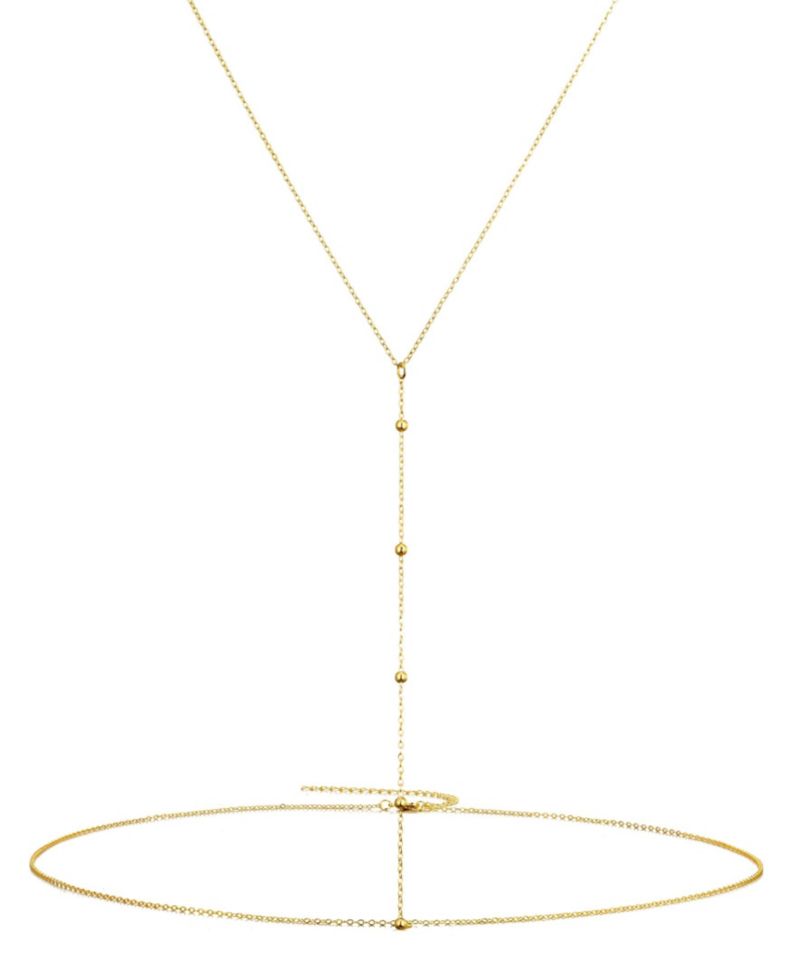 14K Gold Plated Adjustable Body Chain