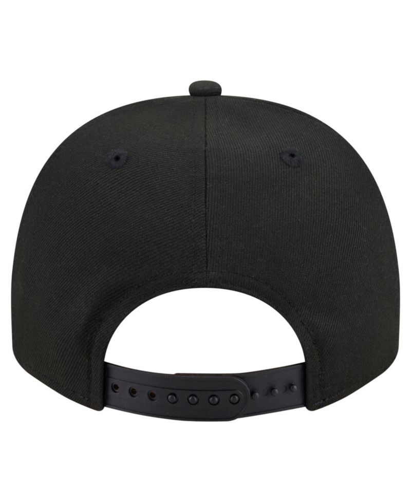 Men's Black Houston Astros Motion A-Frame 9FIFTY Snapback Hat