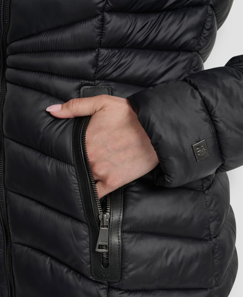 Women's Stand Collar Zipper-Front Coat