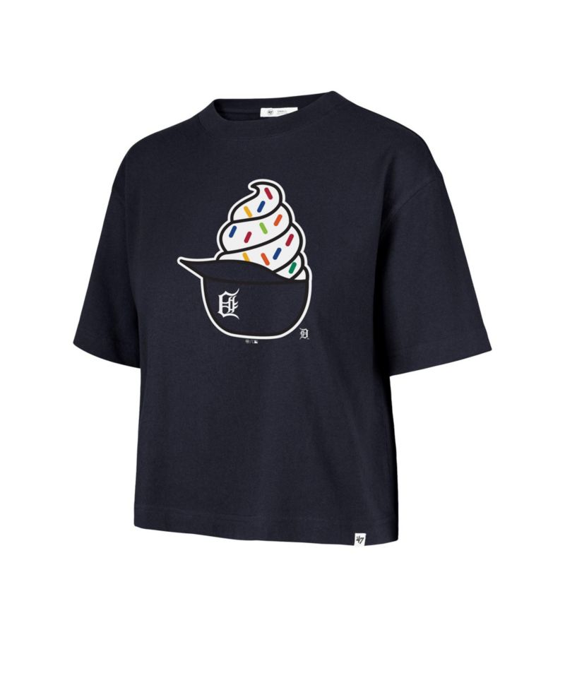 47 Brand Women's '''47 Navy Detroit Tigers Ice Cream Helmet T-Shirt