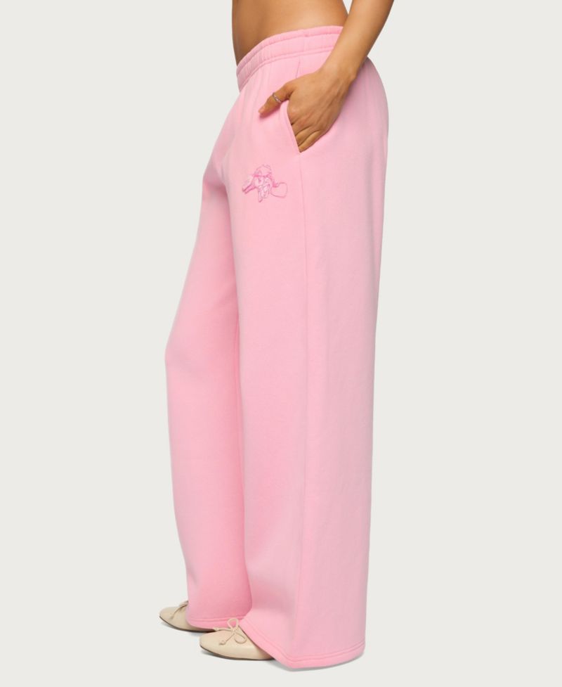 Women's Keychain Cutie Straight Leg Sweatpants