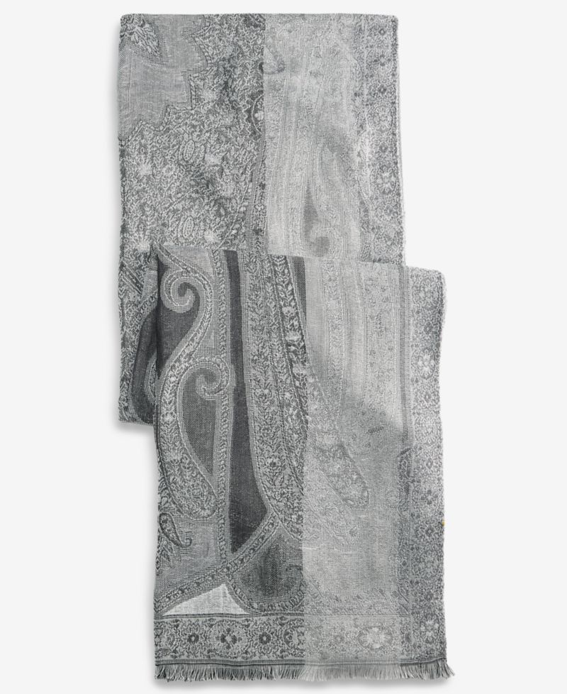 All Over Paisley with Lurex Scarf