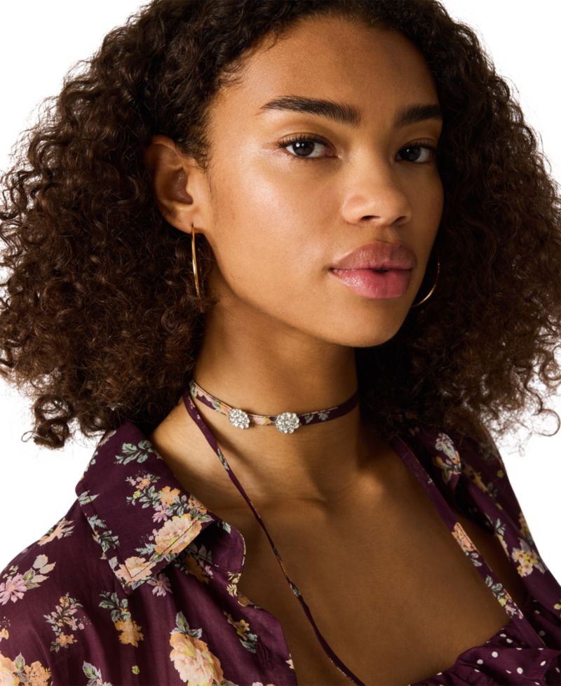 Women's Bennete Collared Printed Top