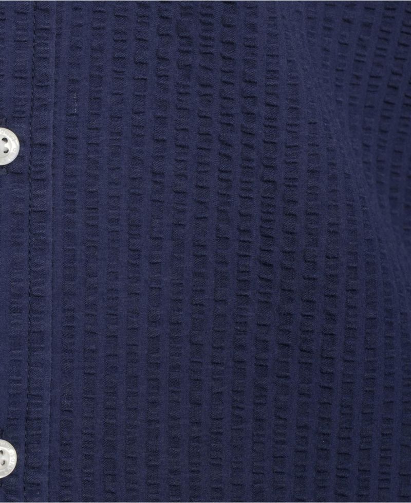 Men's Short Sleeve Seersucker Shirt
