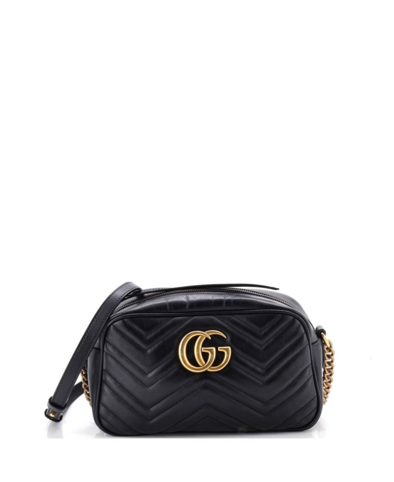 Small GG Marmont Shoulder Bag Matelasse Leather