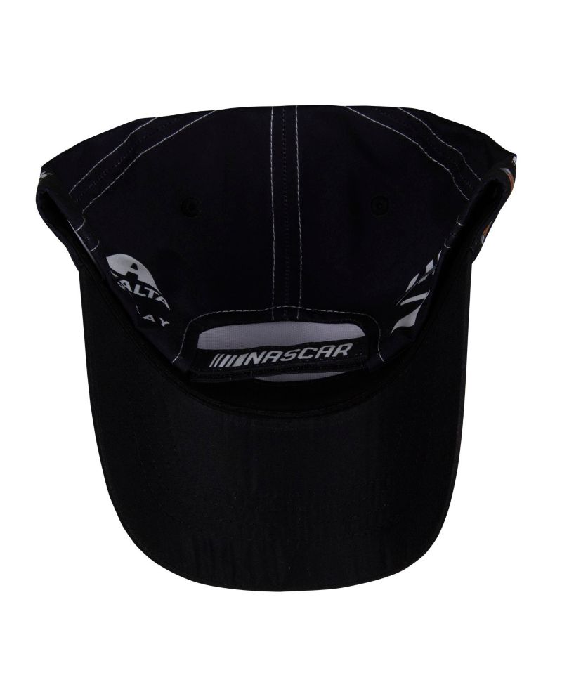 Men's White/Black William Byron Raptor Uniform Adjustable Hat