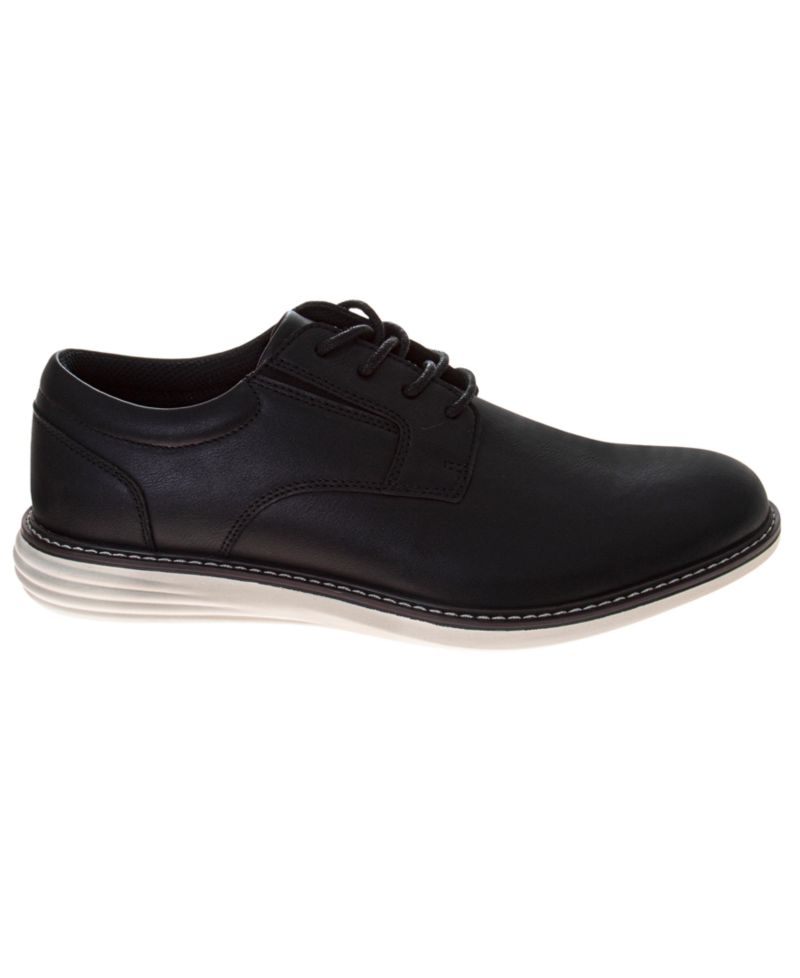 Men's Casual Plain Toe Faux Leather Oxford Shoes