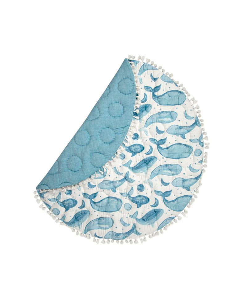 Baby Boys Caspian Quilted Round Playmat