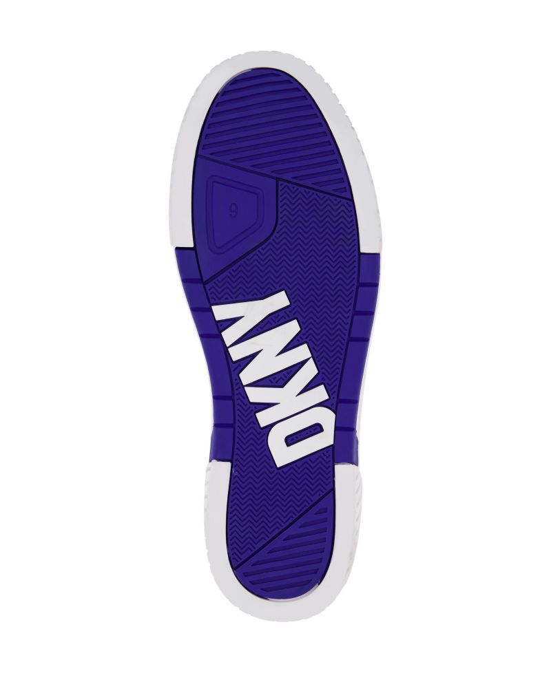 Men's Low Top Two Tone Branded Sole Lace Up Sneakers