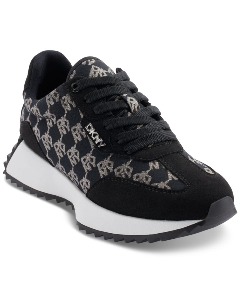 Women's Naples Checkered Lace-Up Sneakers