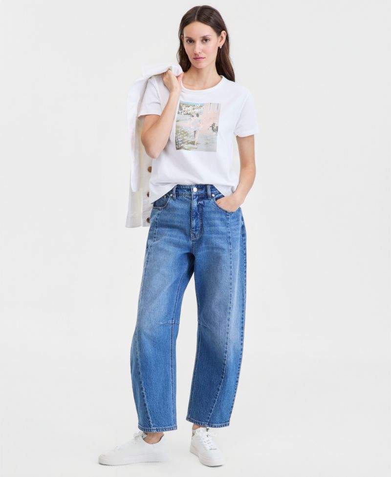 Women's Cotton Solo Traveler Everyday Graphic Tee