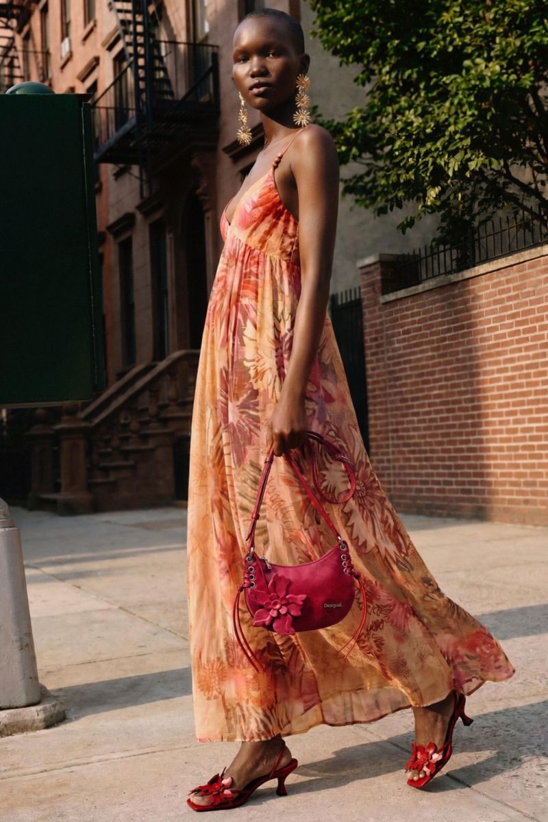 Women's Printed long dress