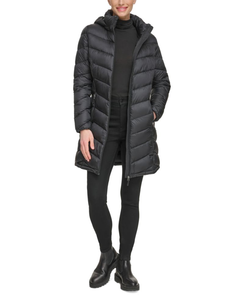 Women's Packable Hooded Puffer Coat