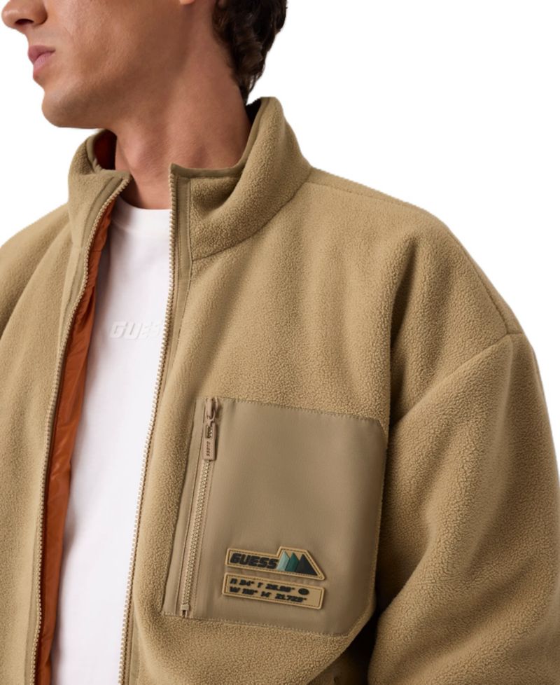 Men's Nirmal Reversible Fleece Athletic-Fit Jacket