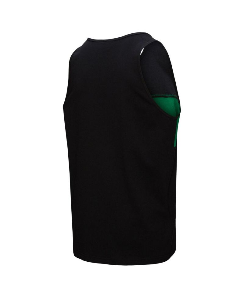 Men's Black New York Jets Retro Color Block Tank Top