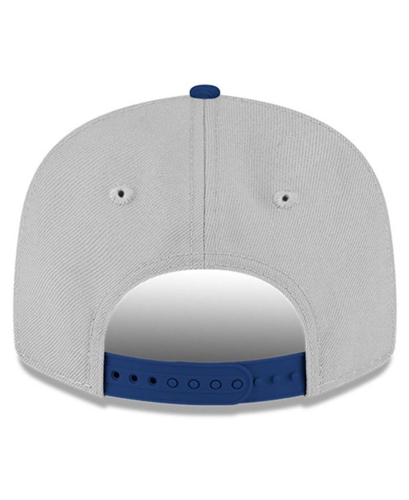 Men's Gray/Blue Track house Racing Graffiti 9forty Adjustable Hat