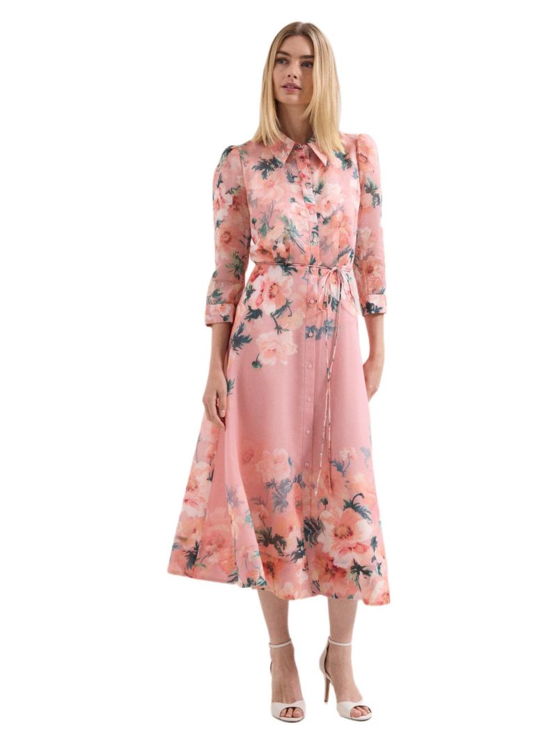 Women's Anabella 3/4 Sleeve Midi Dress