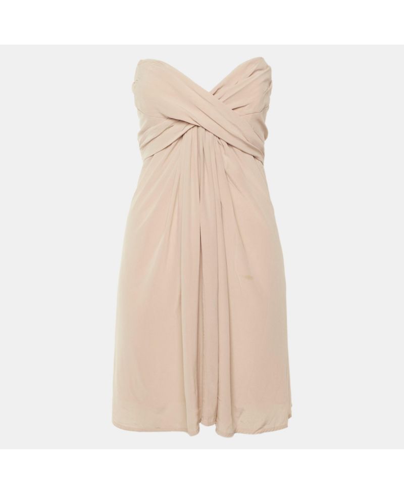 Women's Strapless Mini Wrap Dress