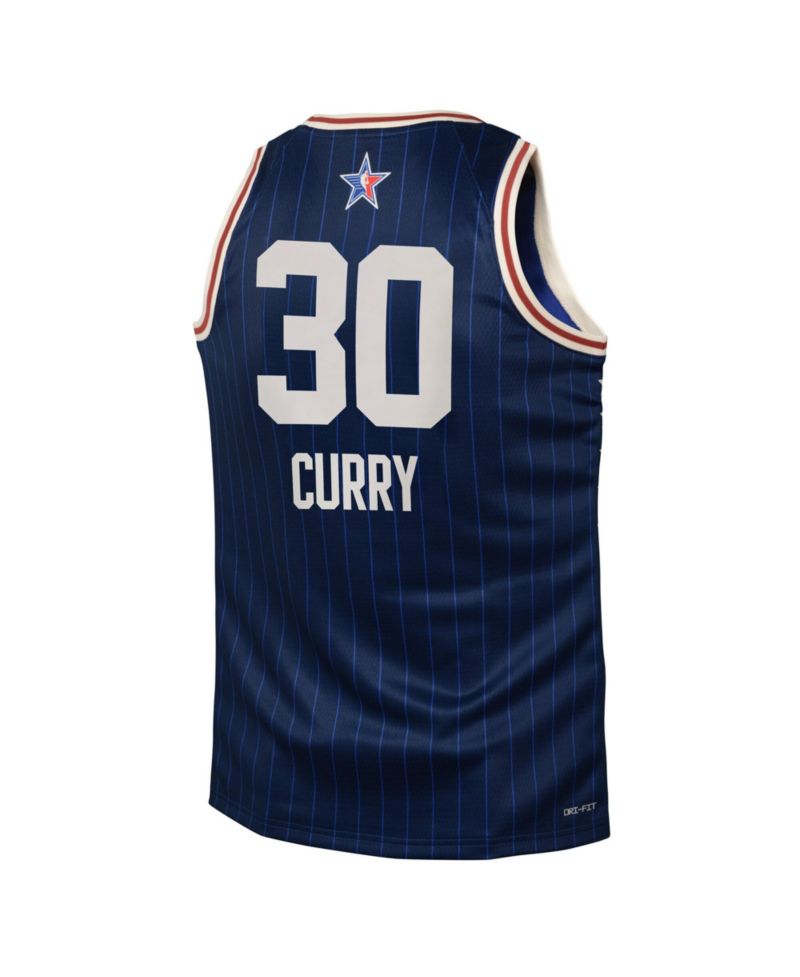 Big Boys and Girls Stephen Curry Navy 2024 NBA All-Star Game Swingman Jersey
