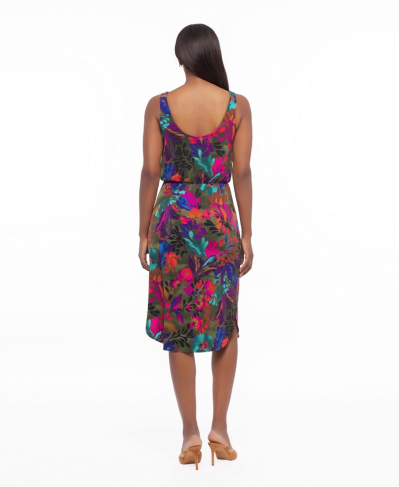 Women's Tali Scoop Neck Midi Shaping Dress