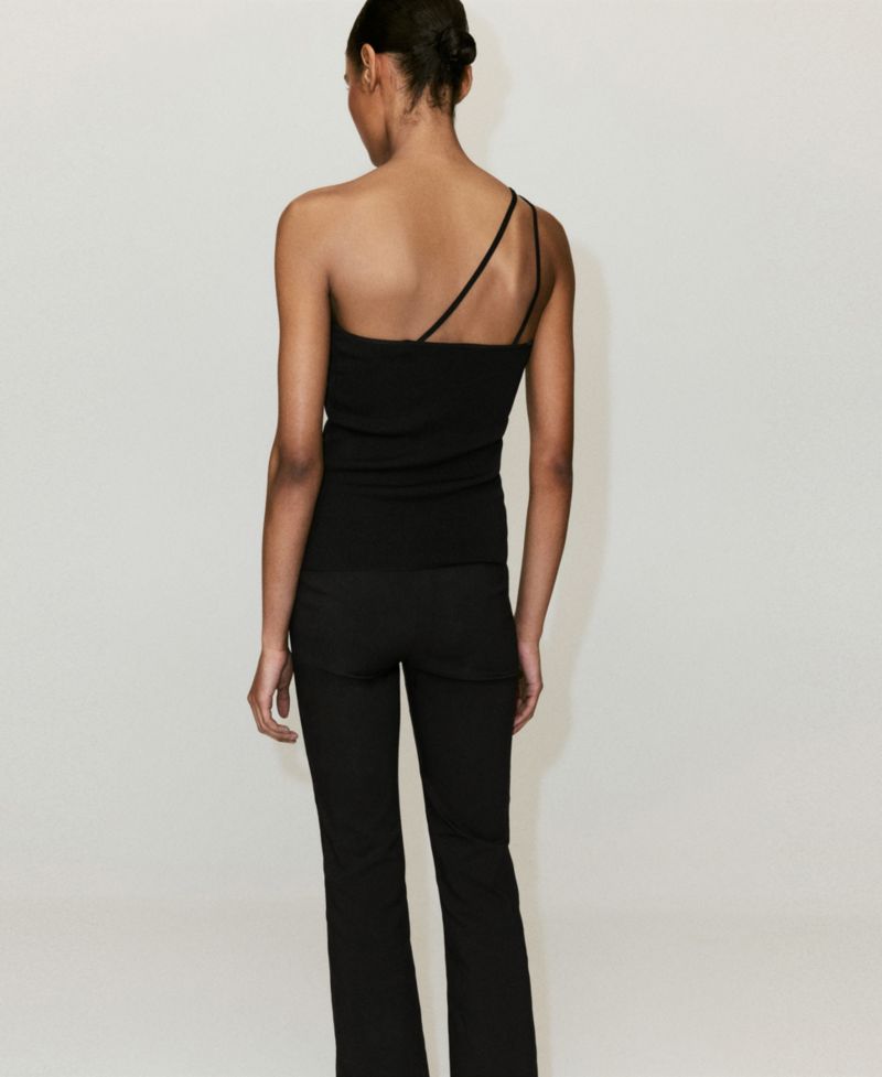 Women's Knit Asymmetric Top