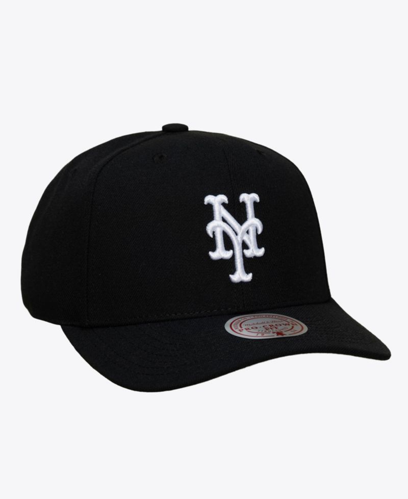 Men's Black New York Mets Pro Crown Snapback
