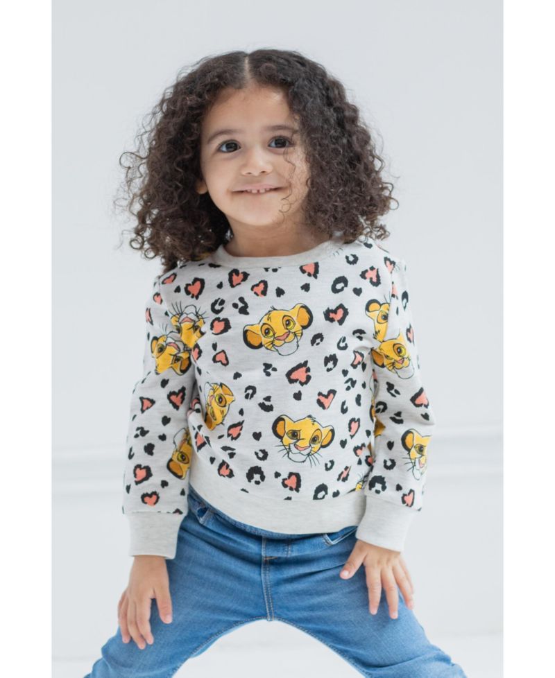 Toddler Girls (2T-5T) Simba All-Over Print Crewneck Sweatshirt