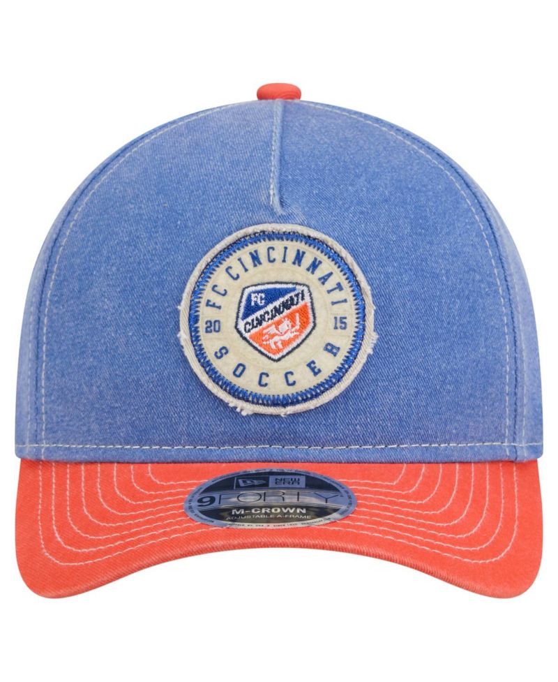 Men's Blue FC Cincinnati Jersey Hook 9FORTY Adjustable Hat