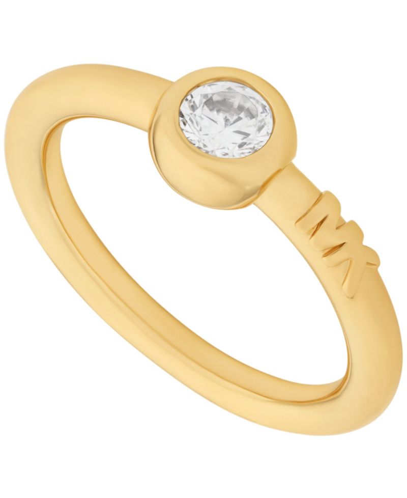 MICHAEL Bezel-Set Solitaire Ring