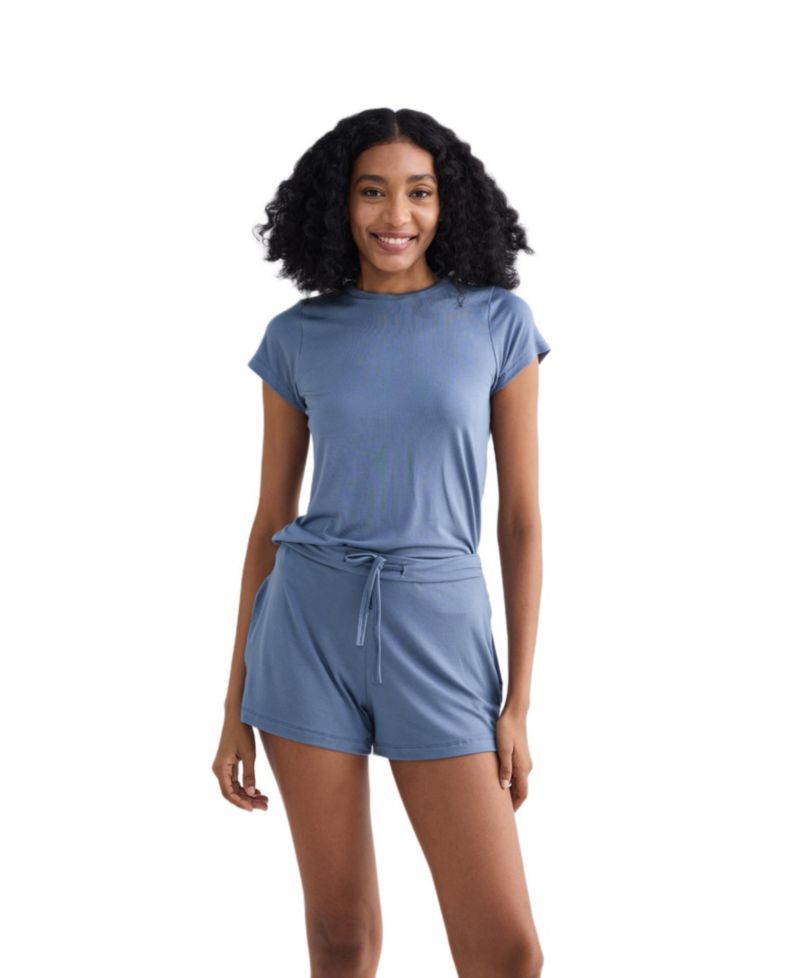 Women's Essential Short Sleeve Tee in Blue