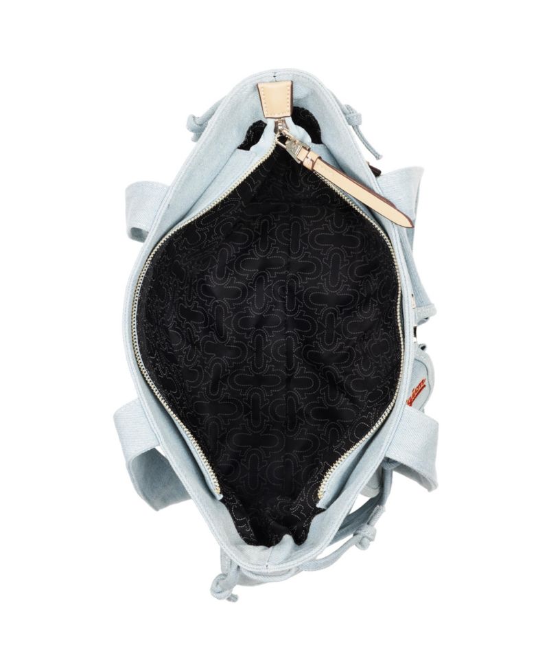 Multi-Patch Denim Tote