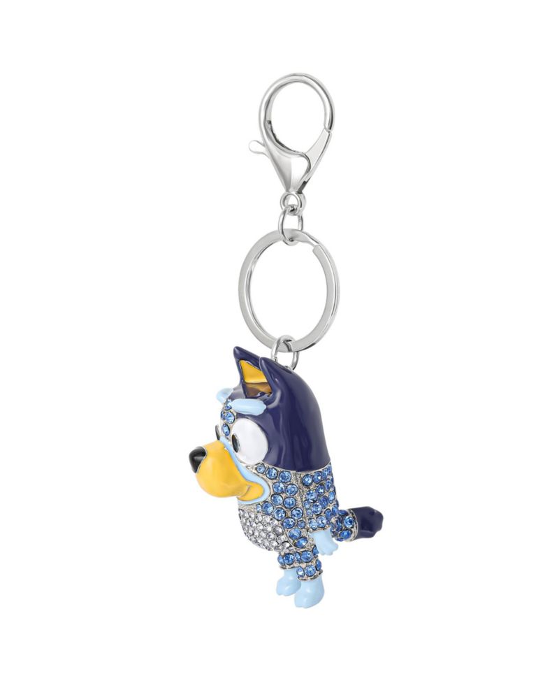 Bag Charm Pave Crystal, Official License Charm Keychain with Lobster Clip