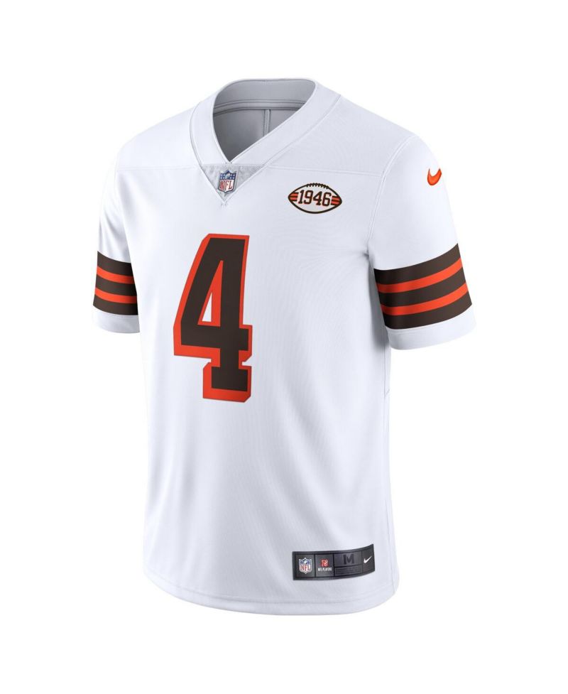Men's Deshaun Watson White Cleveland Browns 2021 Alternate Vapor Limited Jersey