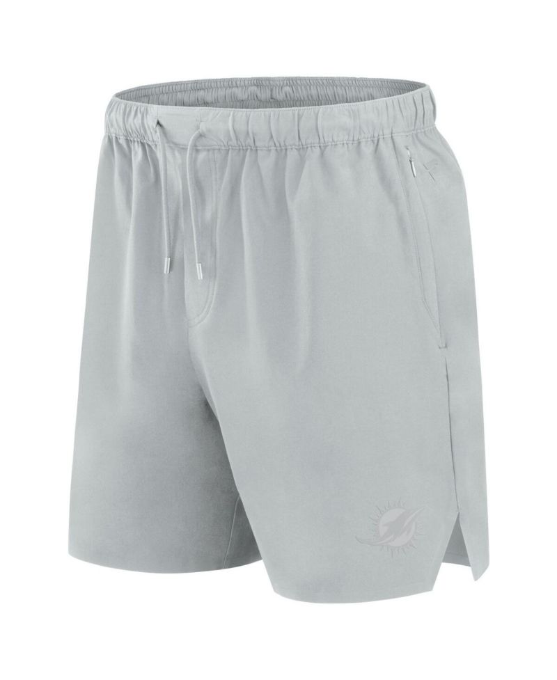 Men's Gray Miami Dolphins Front Office Woven Shorts