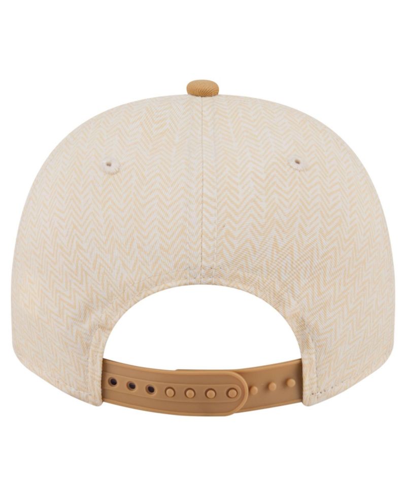 Men's Cream Cincinnati Reds Herringbone 9FIFTY A-Frame Snapback Hat