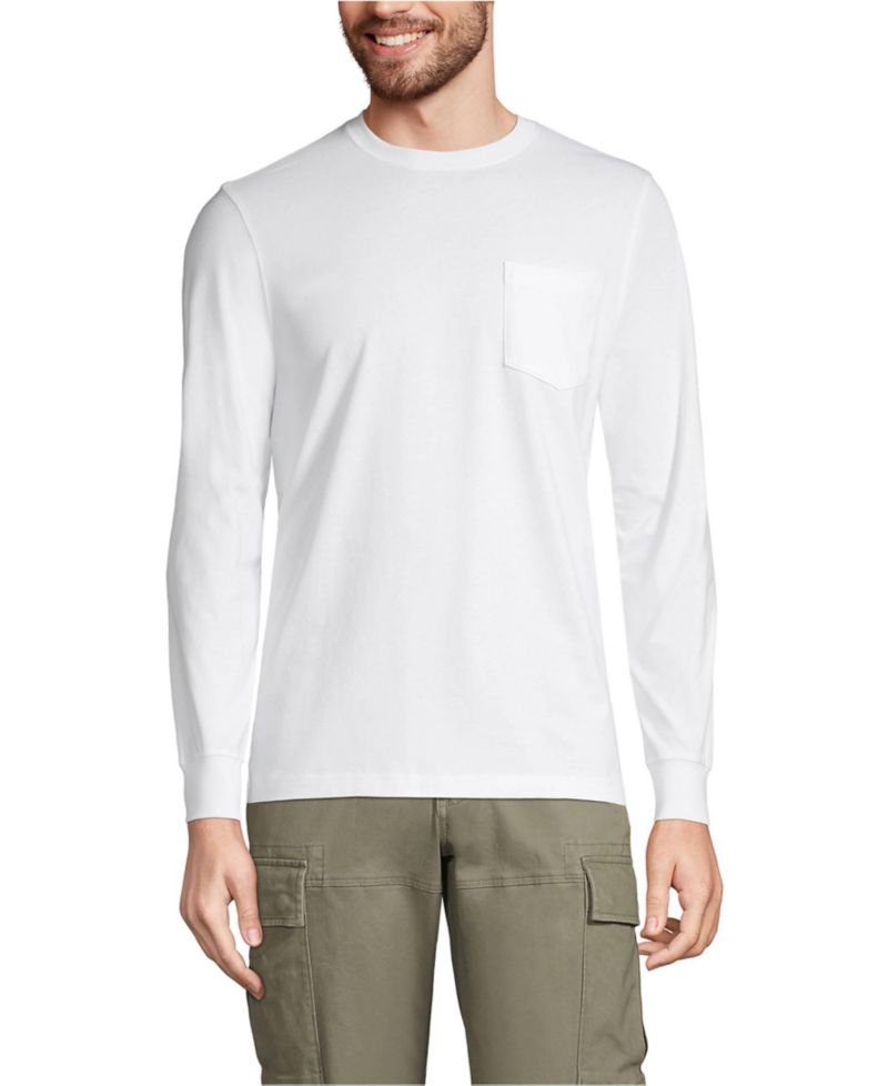 Men's Super-T Long Sleeve T-Shirt with Pocket