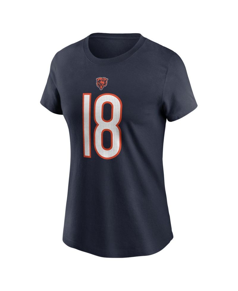 Nike Women's Caleb Williams Navy Chicago Bears 2024 NFL Draft First Round Pick Name & Number T-Shirt