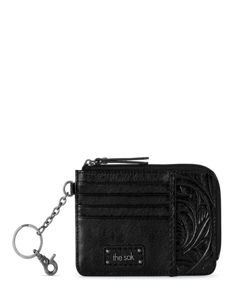 Women's Iris Leather Card Case Wallet