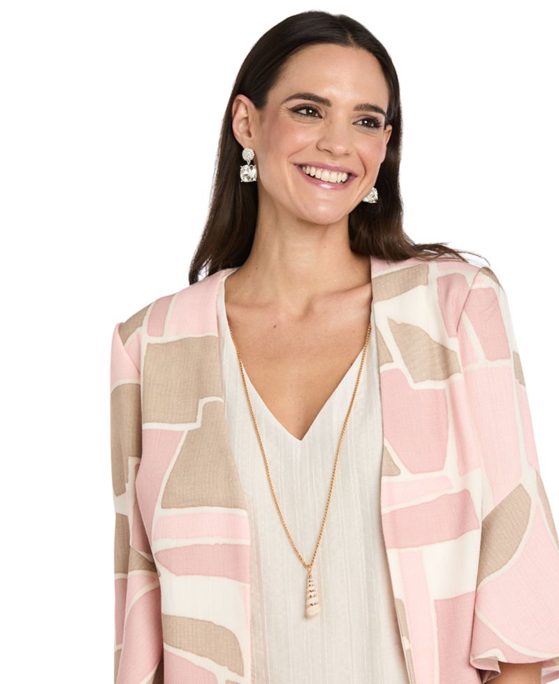 Petite Printed Jacket Dress