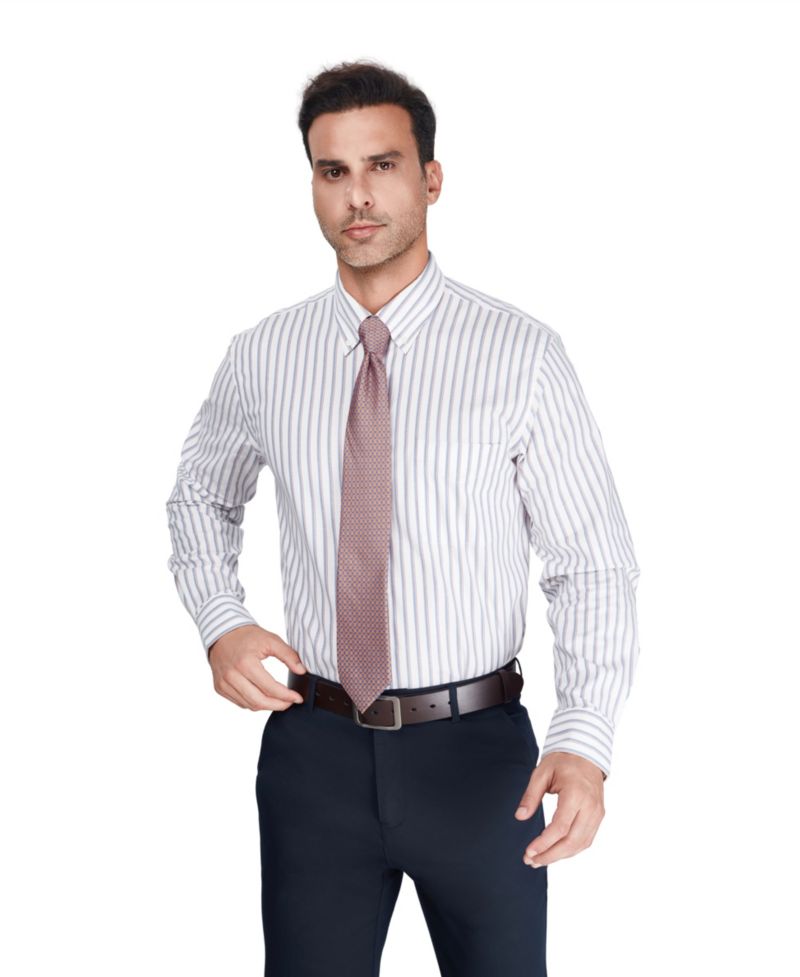 Men's Regular-Fit Harry Stripe Dress Shirt