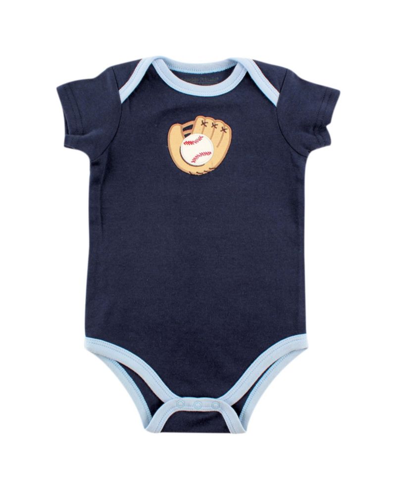 Baby Boys 5Pk of Soft All-in-One Bodysuits