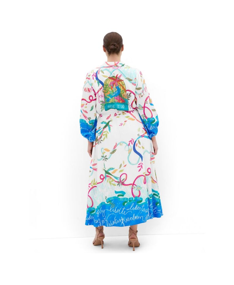 Women's Plus Size Tahlia Spirit Print Maxi Dress