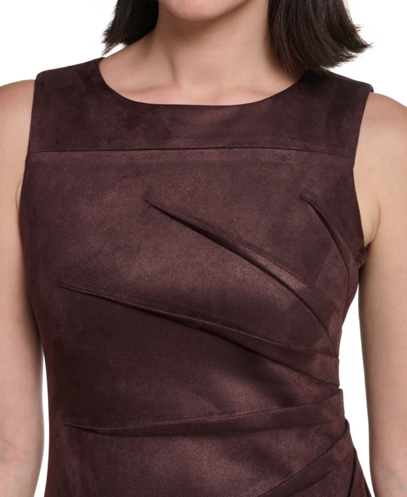 Women's Sleeveless Crew Neck Dress