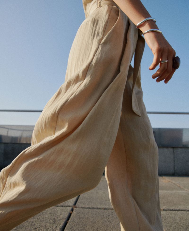 Women's Lyocell Paper bag Pants