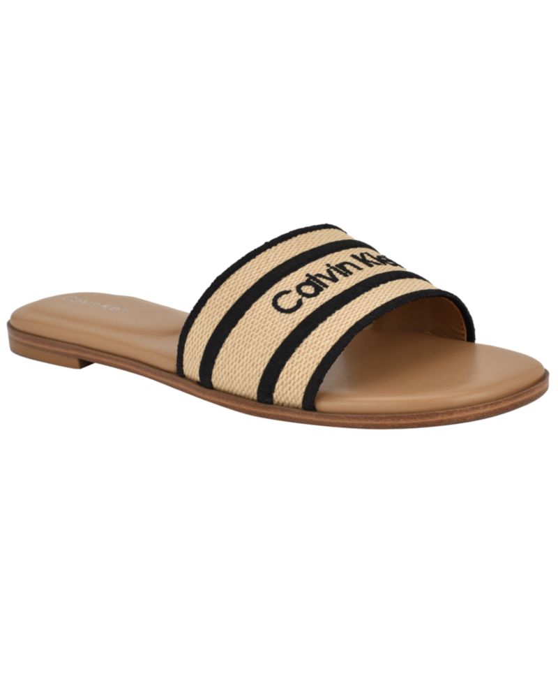 Women's Kendell Logo Band Flat Slip-On Sandals