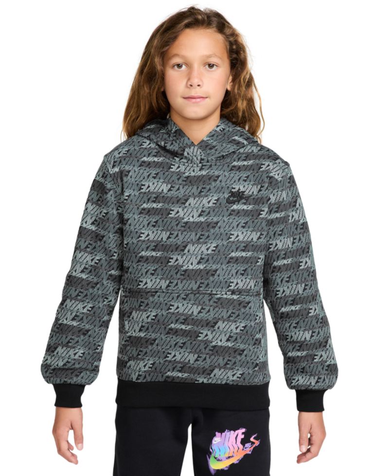 Флисовая толстовка с капюшоном Sportswear Club для мальчиков 8-18 лет