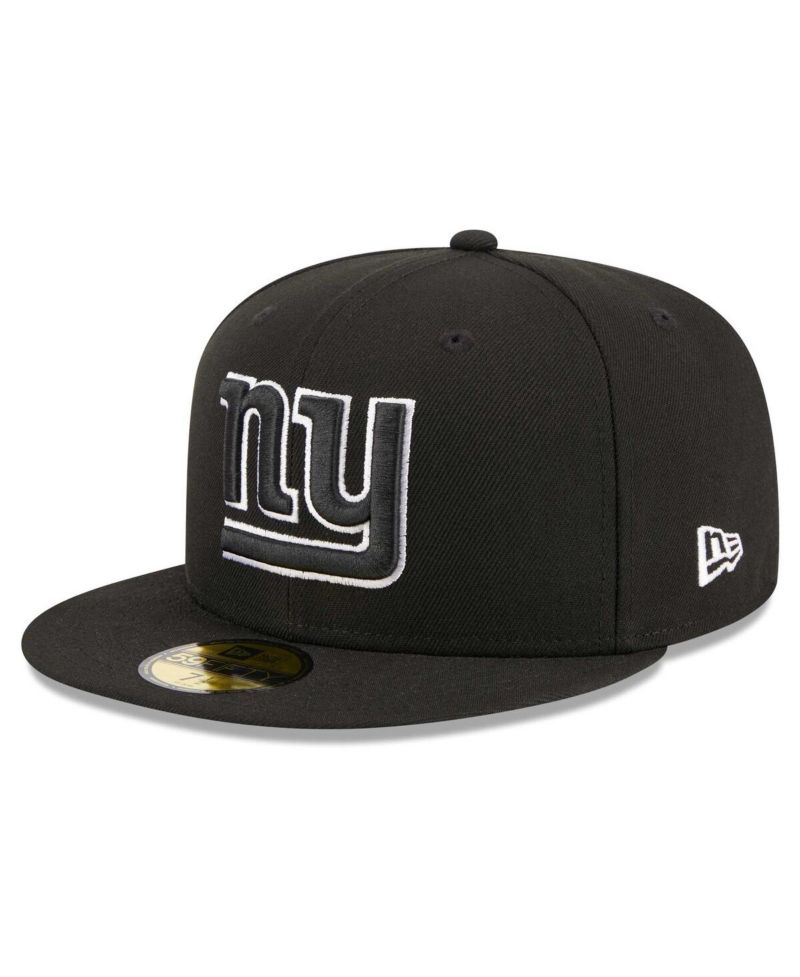 Men's Black New York Giants Main Patch 59FIFTY Fitted Hat